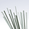 Stainless steel flat wire with round, sharp and deburred edges