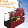 Mobile welding unit for wire coils