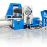Three-roll sheet metal bending machine with variable axes 