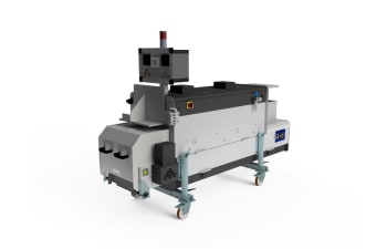 Ventilated electric belt furnace for medical sector