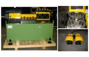 Pre-straightening machine rod feeders for wire and bar applications
