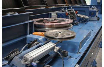 Reinforcing wire cold rolling lines
