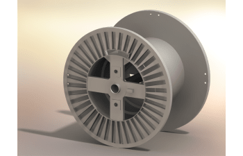 Großdimensionierte Spule für Kabel, Drahtseile und Litzen - BAL