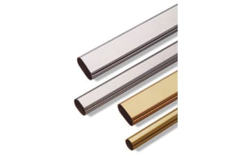 Tubi profilati in acciaio per mobilio con trattamento galvanico