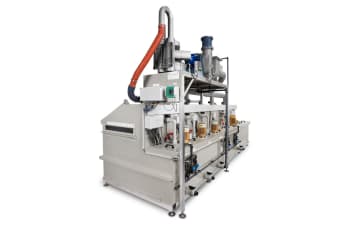 Electrolytic wire cleaning equipment