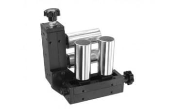 Adjustable 4-roller guides