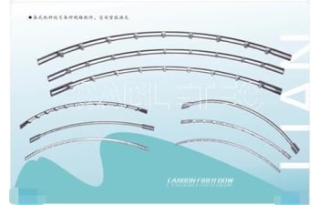 Carbon fiber bows for wire and cable machines