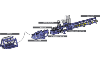 Profiling, straightening and cutting machines for steel bars