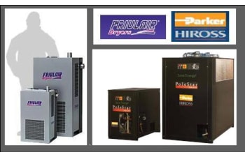 Refrigerated air dryers