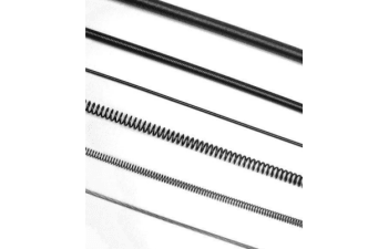 Steel continuous length compression springs