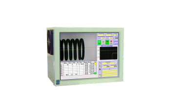 Tab model vision system with camera for spring length and diameter on board the machine