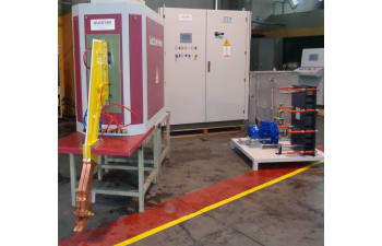 Conduction welding machines for steel tubes