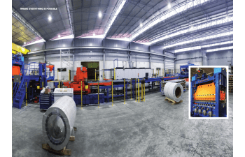 Leveling and cut-to-length lines for sheet metal