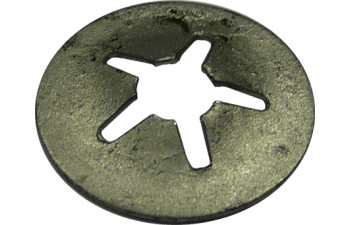 Piastrine rettangolari e tonde per fissaggio perni lisci