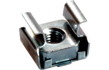 Steel and stainless steel cage nuts for square holes