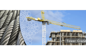 Steel wire ropes for tower cranes
