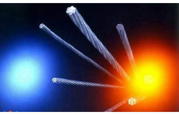 Steel wire strand for fiber optic cables