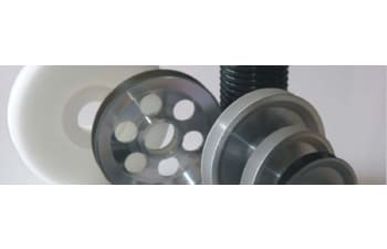 Pulegge rivestite in ceramica