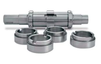 Cemented tungsten carbide rolls for hot rolling (bar and rebar)