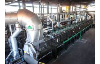 Steel bars rapid heating furnaces for molding lines