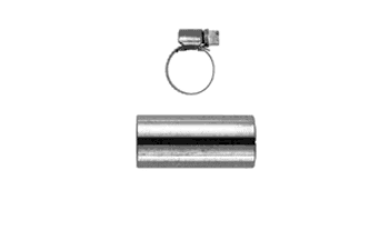 Dadi cilindrici e fascette stringitubo in acciaio inox