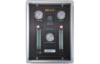 Argon/hydrogen gas mixer for TIG welding equipment