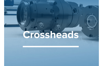 Crossheads for wire and cable production lines