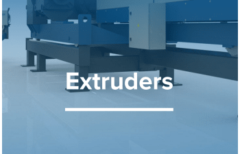 Extruders for pipe and tube production lines