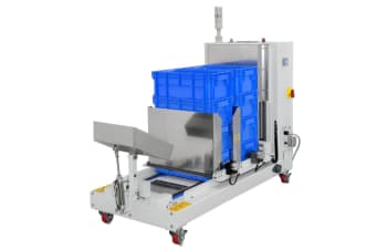 Sistema di raccolta pezzi con cella di carico HSI serie PCL