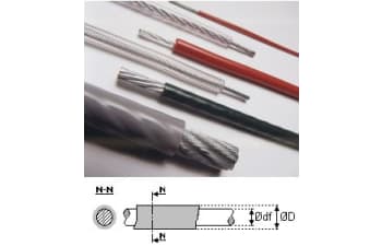 Funi metalliche plastificate