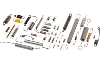 Extension springs in round wire
