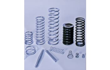 Molle cilindriche, coniche, biconiche a compressione