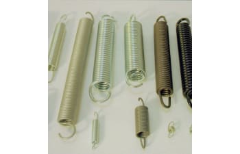 Tension springs with English, German, Elongated or Swivel loops