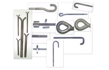 Anchor bolts to customer design