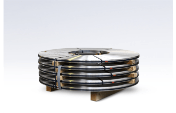 Stainless steel strips in coils, sheets and rods
