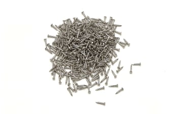 Nickel-plated domed nails