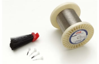 Bright, copper-coated, and galvanized iron wire for stapling