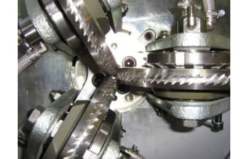 Indented profile rolls for high and low carbon wire