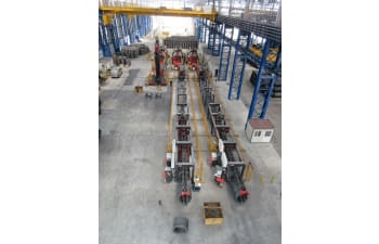 Wire stretching and recoiling lines
