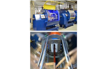 Taping machine for rectangular and round cables