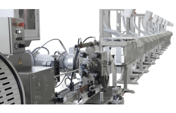 Silicone extrusion line
