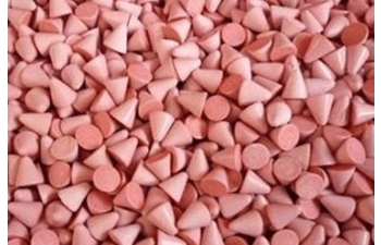Industrial dedusting plants for dry tumbling