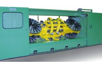 Tangential tapers for cables armouring, screening and taping
