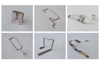 Wire and strip small metal parts