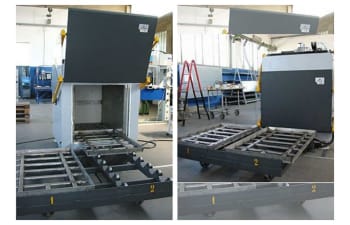 Third party certified stress relieving for springs and small metal parts