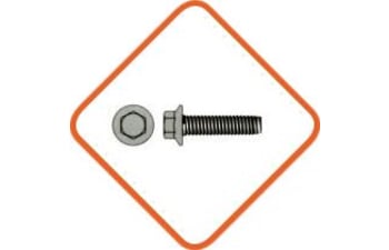 Pressed hexagonal screws