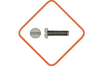 Slotted pan head screws