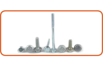 Hexagonal flange screws