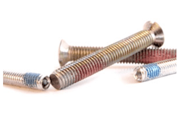 Self-locking screws with nylon thread-locker