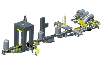 Lines for wire coils packaging